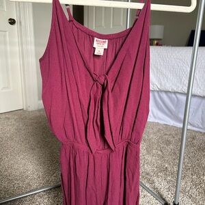 Mossimo Burgundy Romper